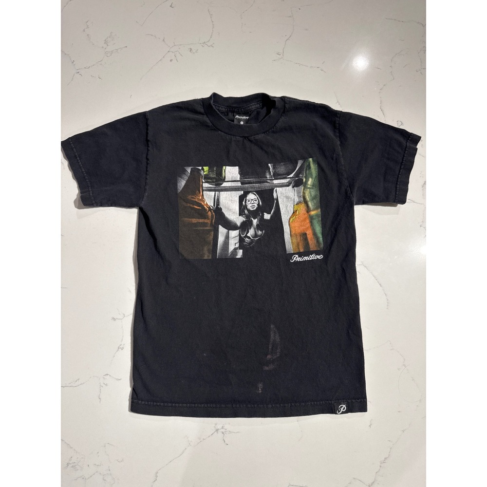 Primitive Mens Black Graphic T-Shirt